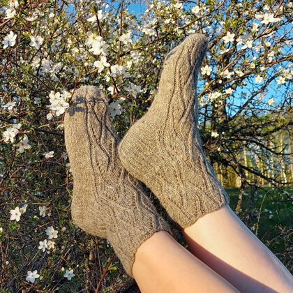 mežģīņrakstu zeķes